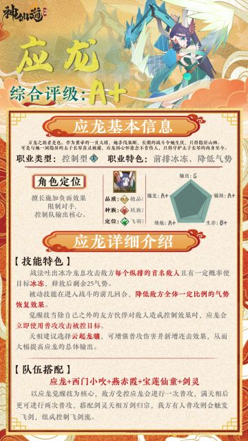 《神仙道3》伙伴图鉴——应龙