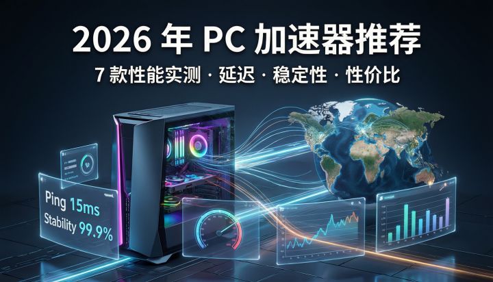 2026年PC7大加速器性能、延迟与兼容性对比截图