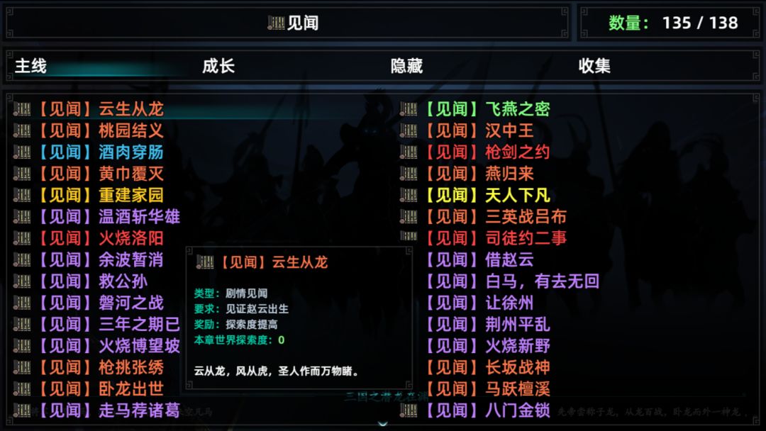 三国志潜龙在渊见闻135个 1