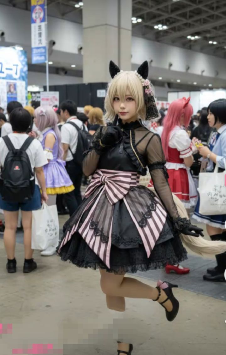 求问这个赛马娘COSER是CO谁?真机伶?截图