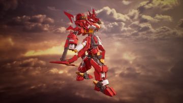 自设机甲幻梦火狐，原型是宁宁PV中的大火狐