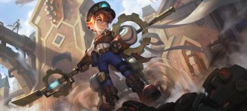 新皮肤爆料丨哪吒·蒸汽男孩：快一点，再快一点！让你们看看转速的极限！