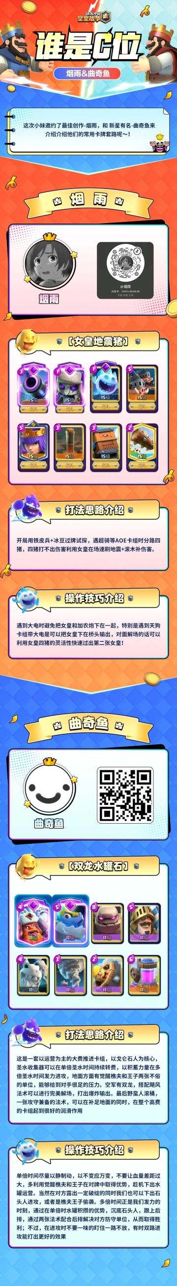 谁是C位：看看他们的常用卡组！