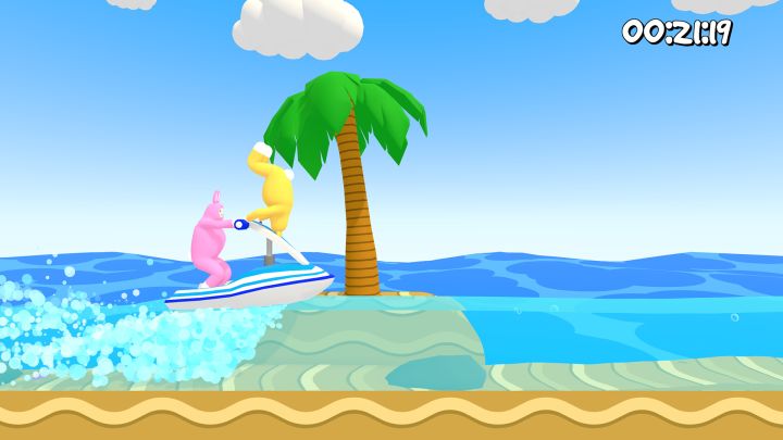 《Super Bunny Man》:欢乐搞笑的沙雕游戏截图