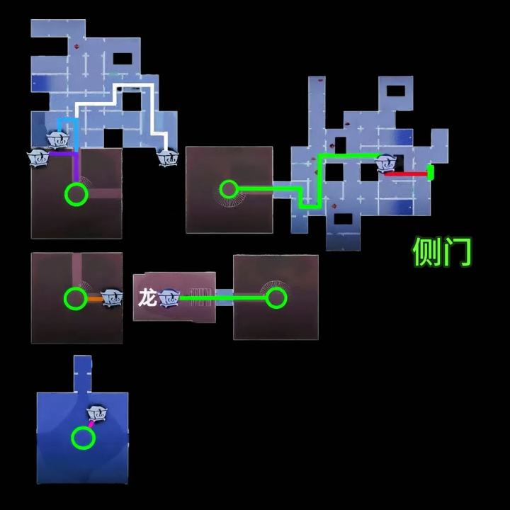 昆仑极限小抄双人棺+宝藏房-全图高清除雾截图