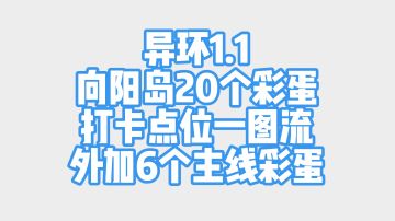 异环1.1向阳岛20个彩蛋打卡点位一图流外加6个主线彩蛋