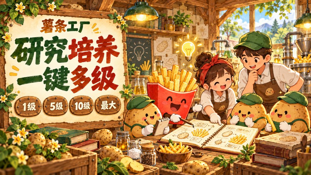 【操作优化】研究和伙伴培养,也能一键升多级了! 1