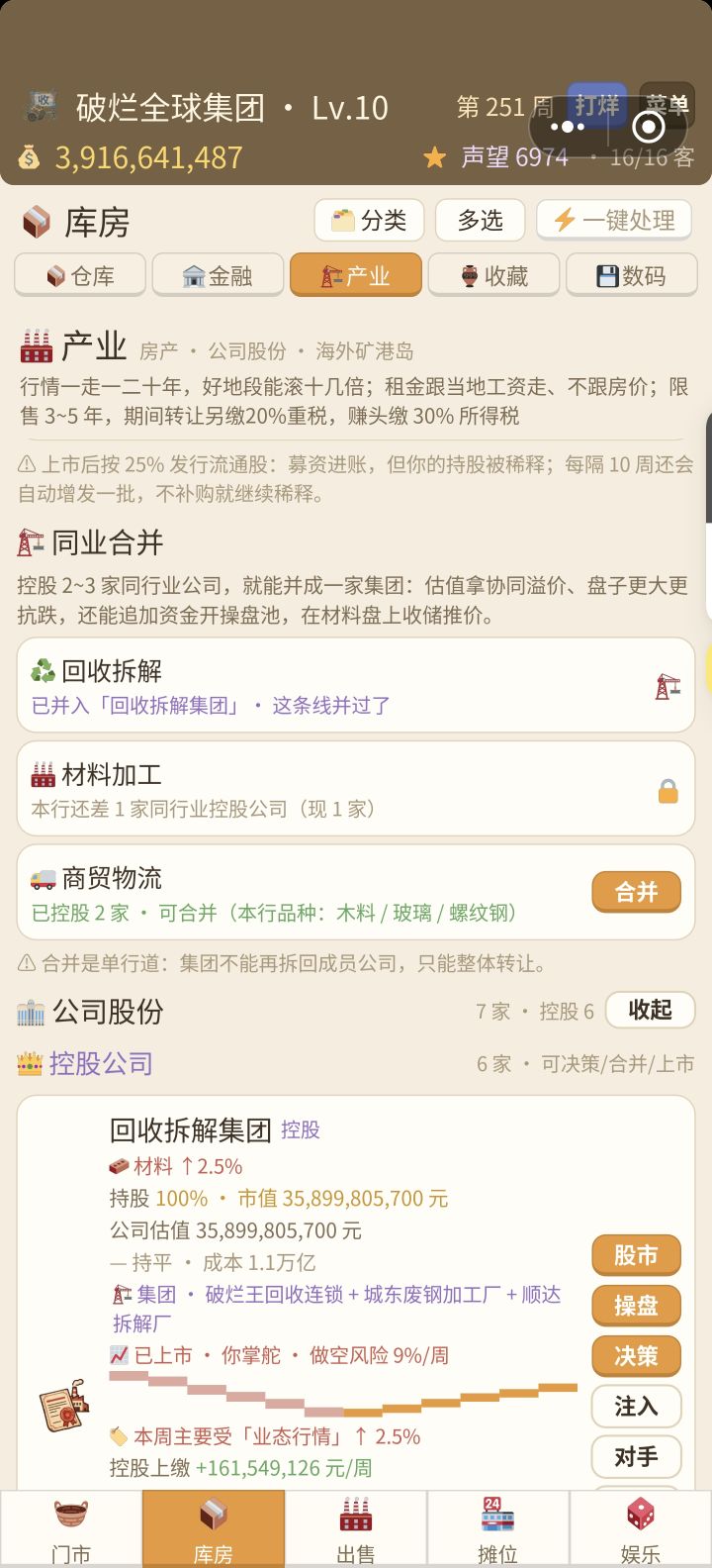 集团合并完整攻略截图