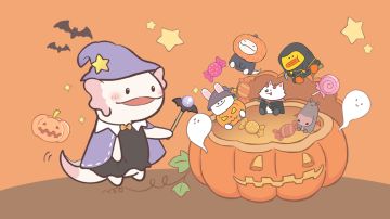 壁纸丨万圣节一起来捣蛋吖~🍬🎃🧛🏻‍♀️