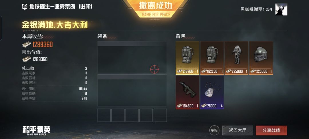 太活该了让你堵我,头甲包枪全掉😋 1