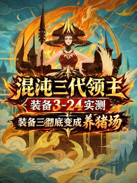 混沌三代领主装备3-24实测，更简单了截图