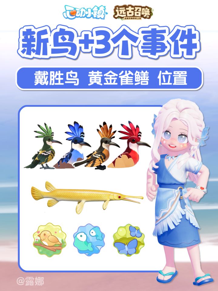 远古召唤第2周 新鸟虫鱼+3个事件 位置推测截图