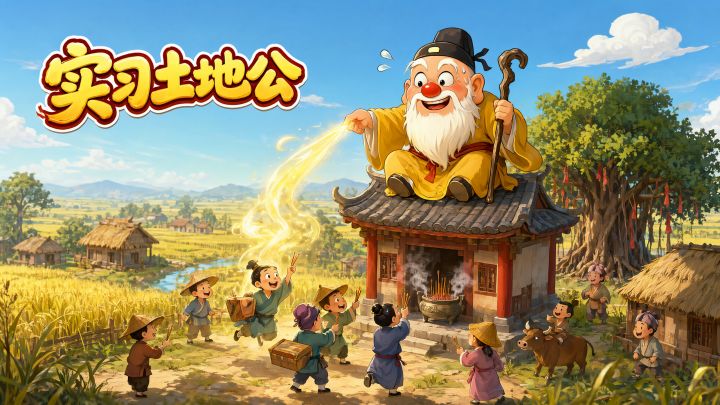 当上实习土地公,碰不到村民,只能托梦截图