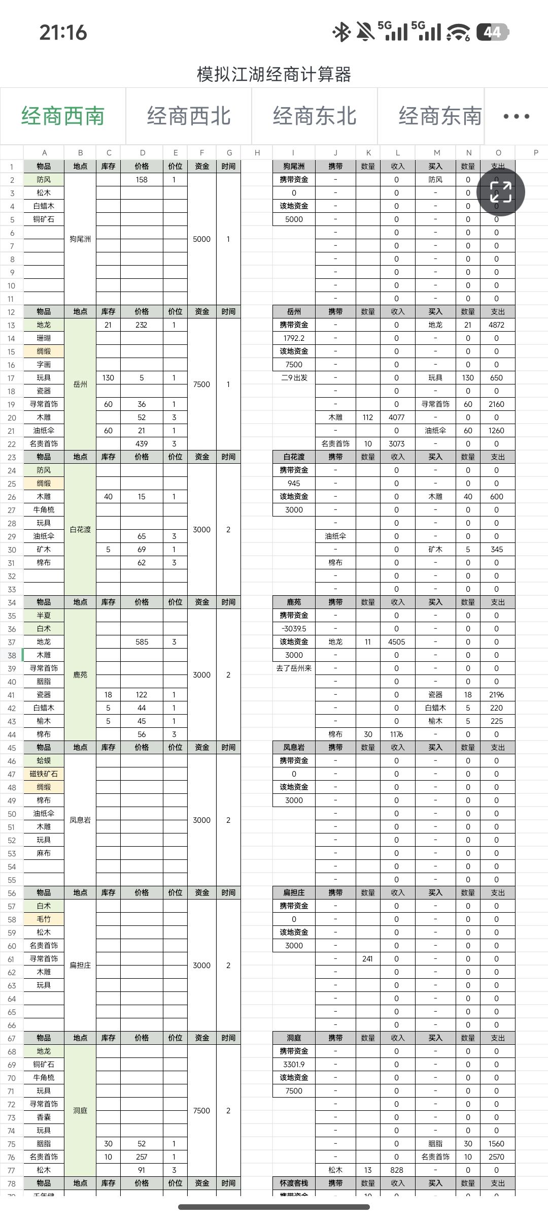 跑商心得 1