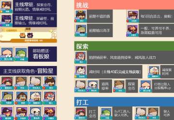 关于一些角色推荐（萌新向）