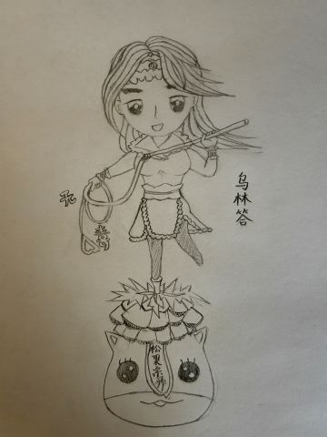 【烂活新整】巧手麒麟试图绘制乌林答Q版形象 大失败！