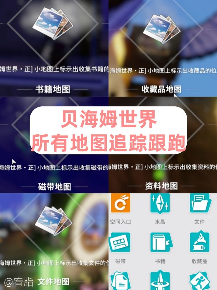 贝海姆世界地图所有追踪位置跟跑截图