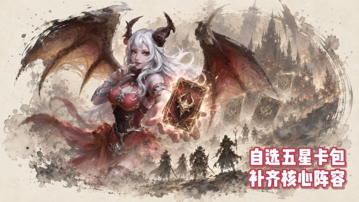 自选五星卡包回归!新手补核心,老玩家补阵容截图