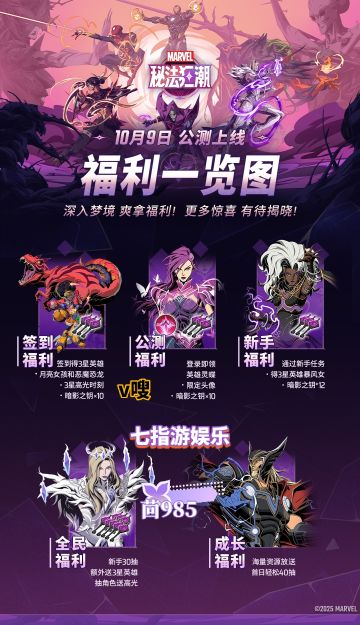 漫威秘法狂潮手游首发福利来袭
