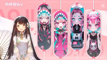 【傲娇壁纸上新】赛博潮酷AI壁纸上新！大家一起来涂鸦~