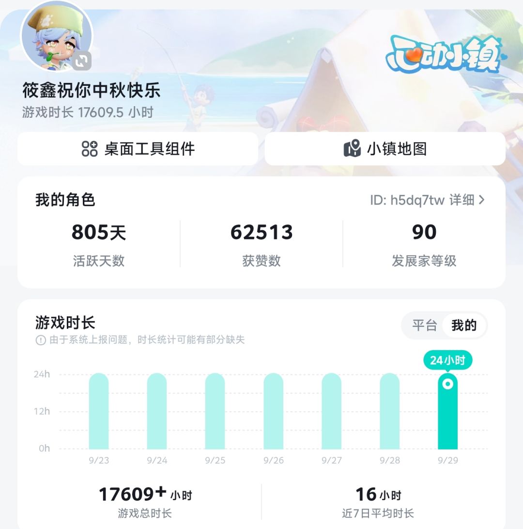 国庆全网肝度挑战|心动小镇805天17609小时 1