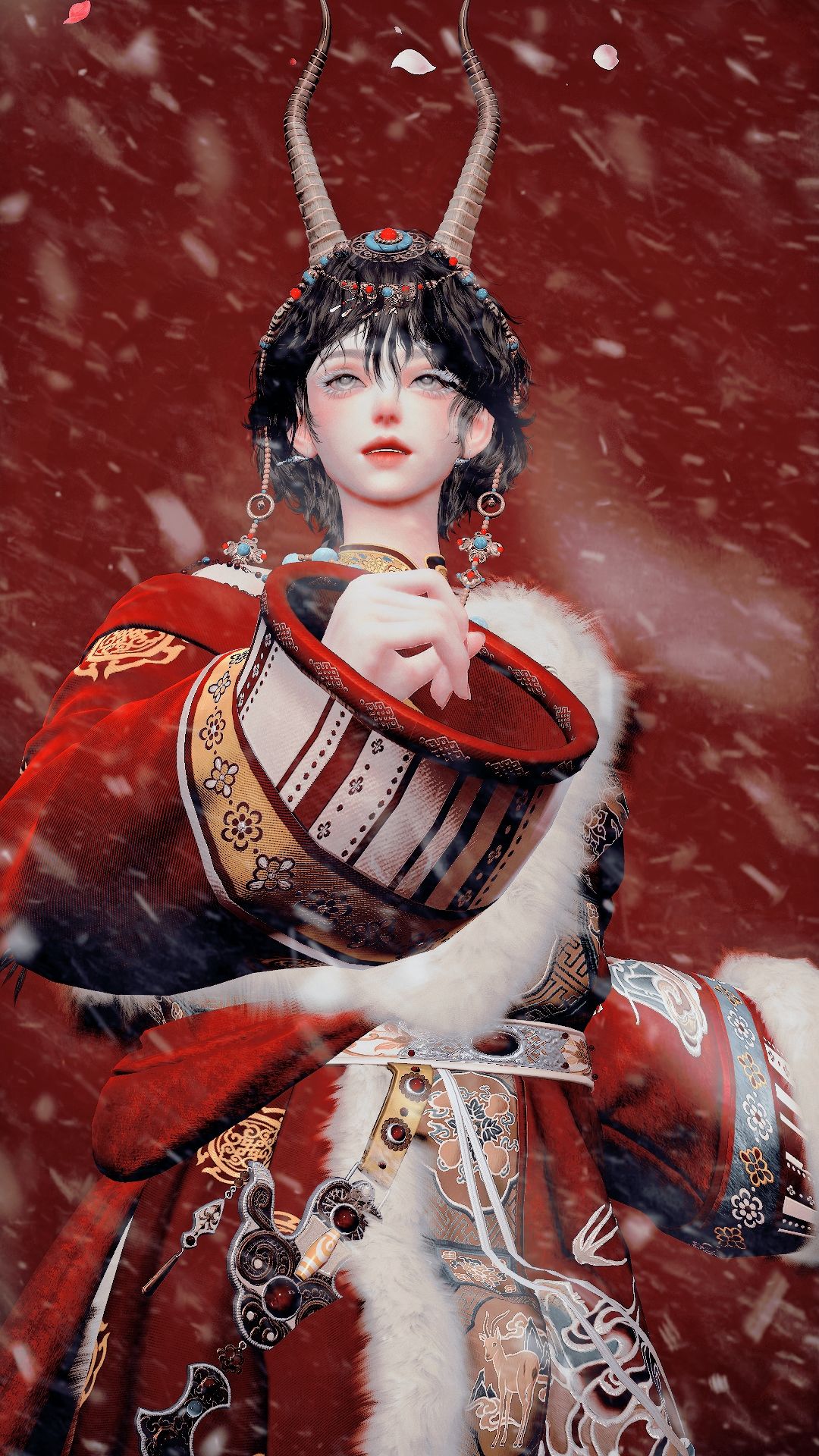 【弥山见雪】 2