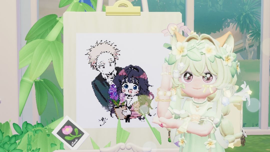 心动小镇画板像素画作品 2