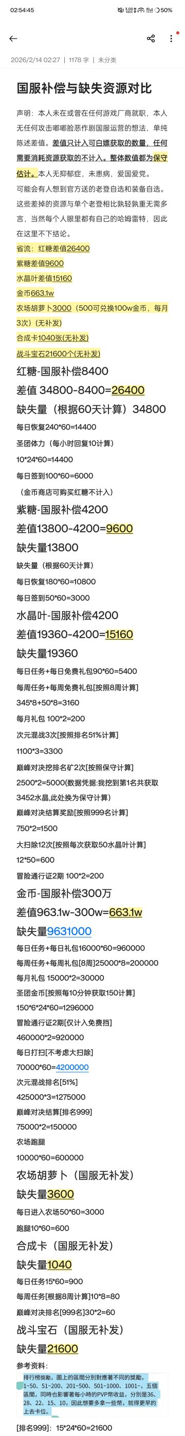 详解补偿的资源到底少给了什么