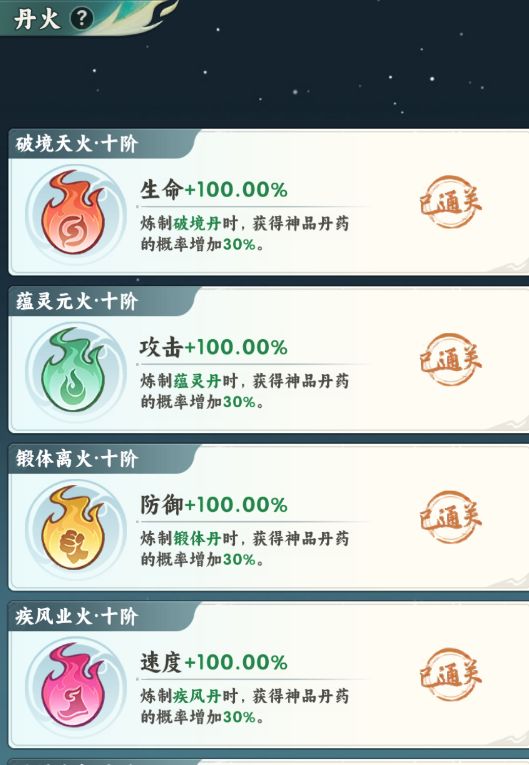 480级，第一种玩法：丹火毕业了。估计也不会增加层数了。截图