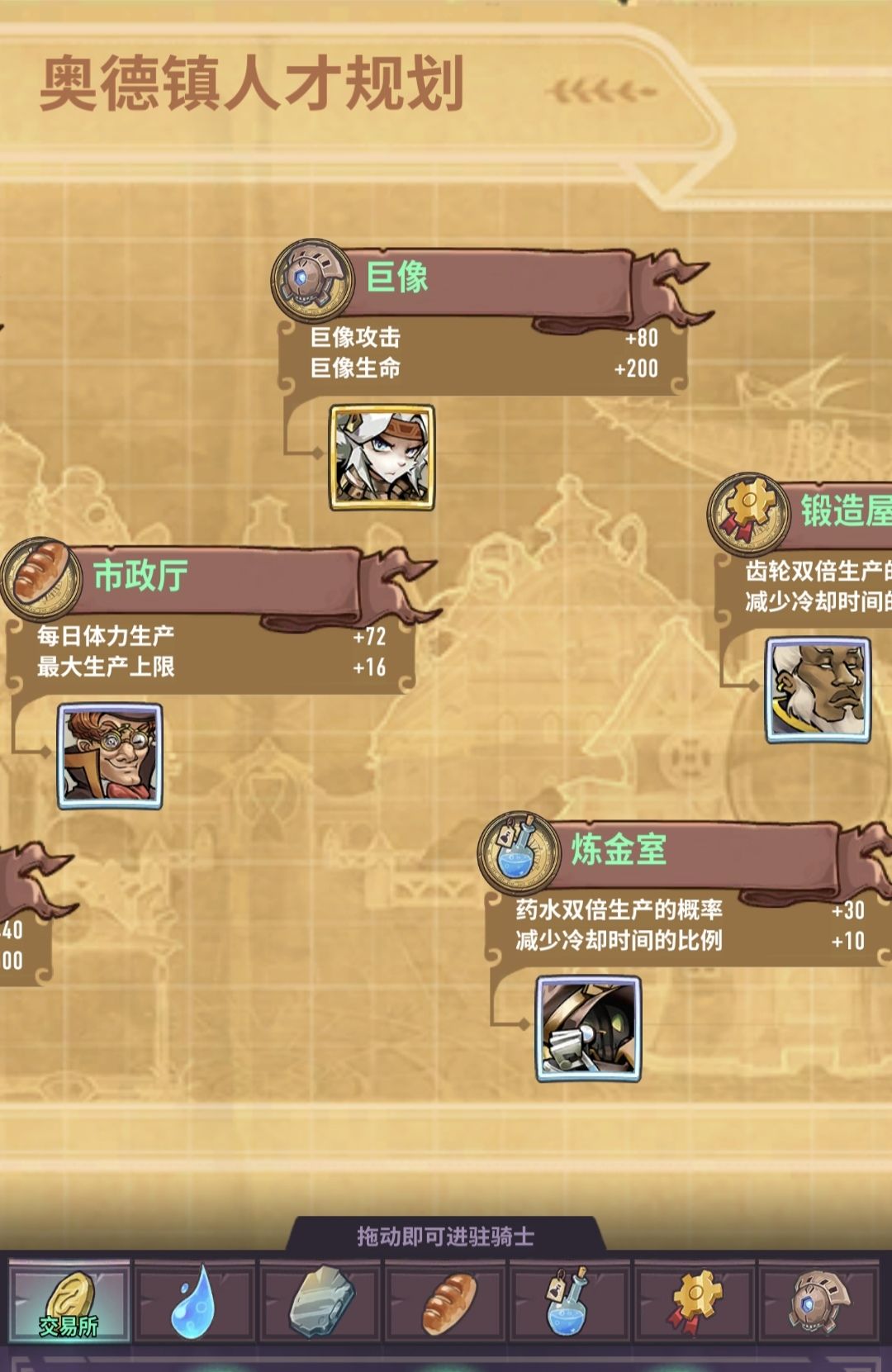 【巨像骑士团】资源角色天赋升级攻略截图