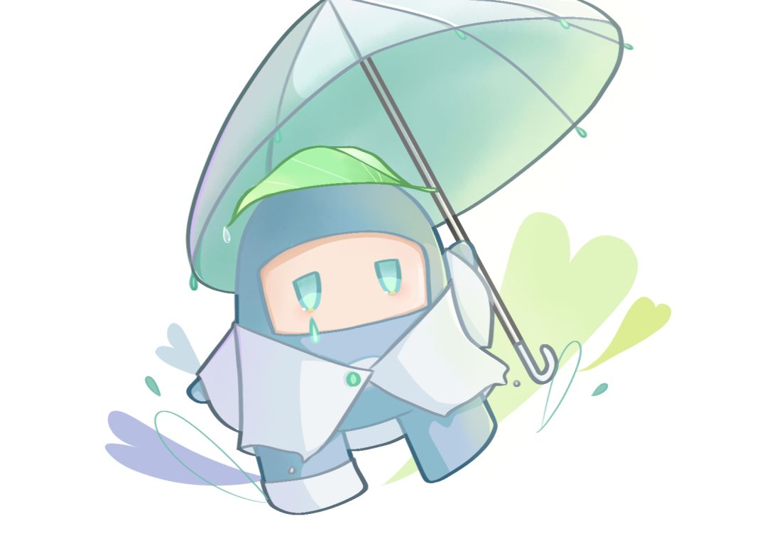 我这边下雨了所以原创了一只雨天豆 2