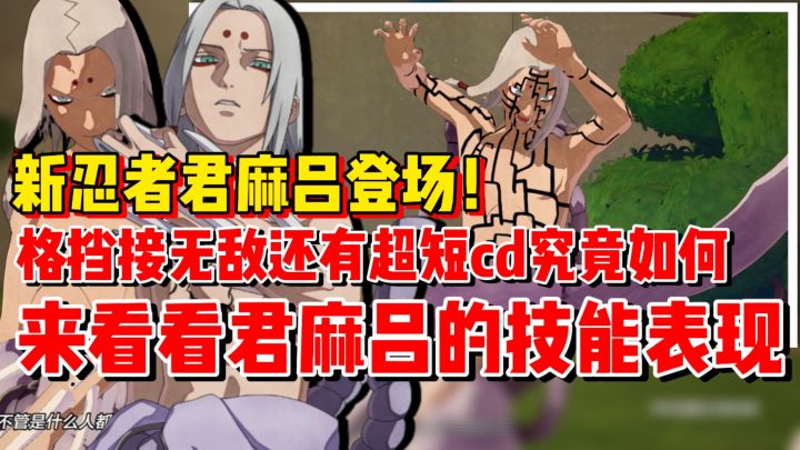 【全网最细】无敌格挡的君麻吕来了！来看看他的强度究竟如何！截图