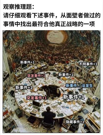 请各位考生仔细阅读面壁者，谨慎作答