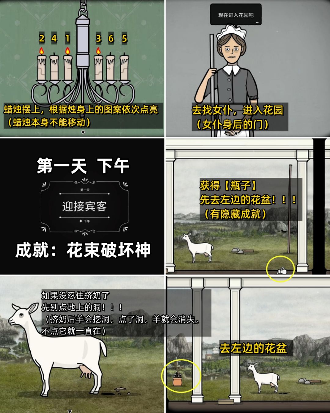全成就《湖之仆从》第一天早晨/下午 全流程 12