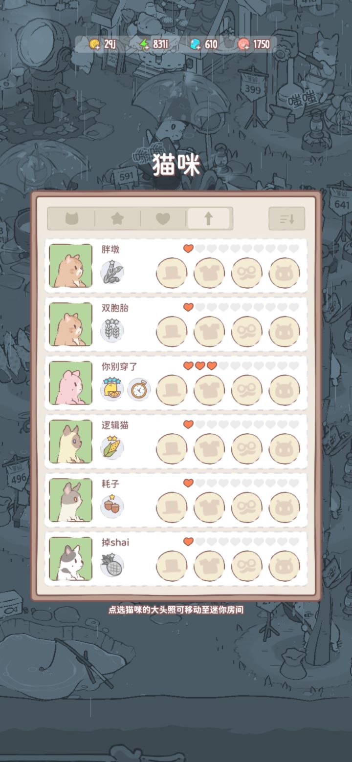 用来记录给猫猫取的名截图