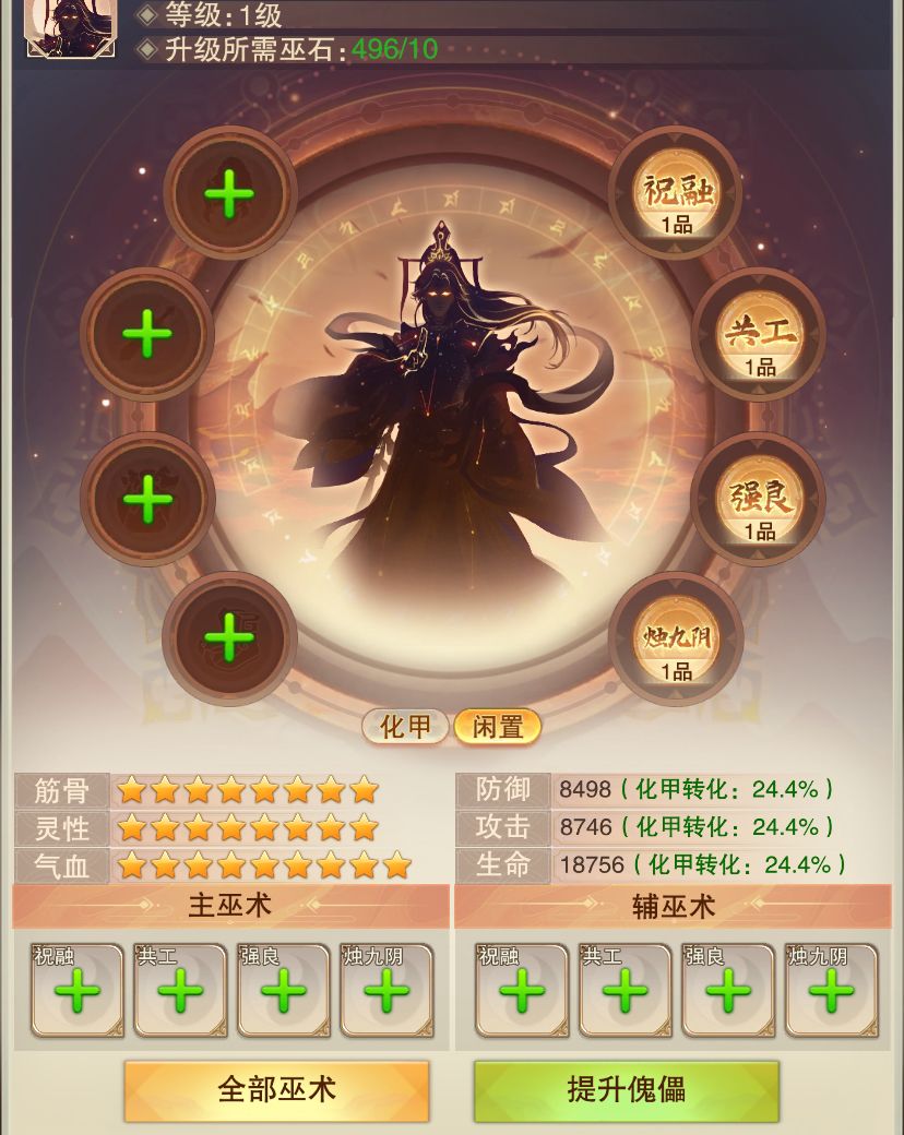 这几个祖巫有能用的吗 1