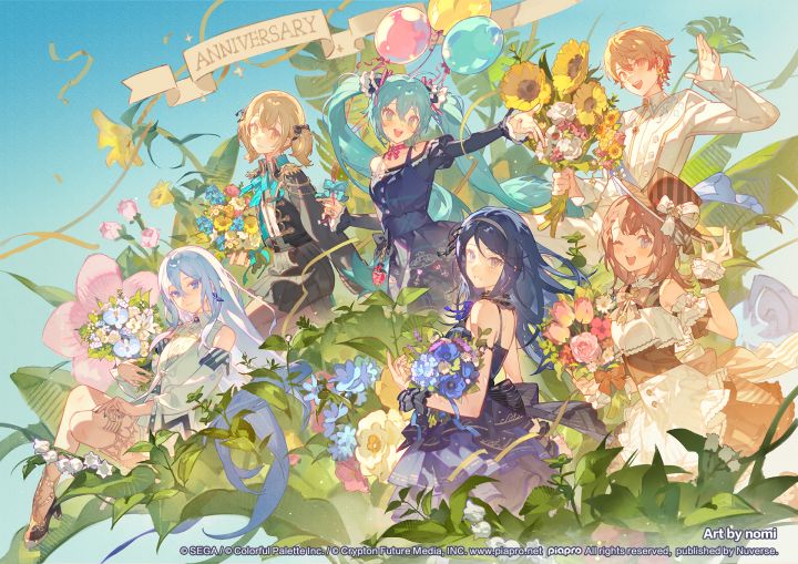 🎉《初音未来:缤纷舞台》1.5周年纪念原创贺图公开!截图