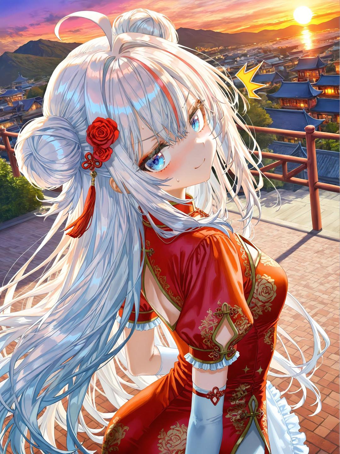 【旗袍07】🙂周六快乐啊, 休息的不错吧？ 3