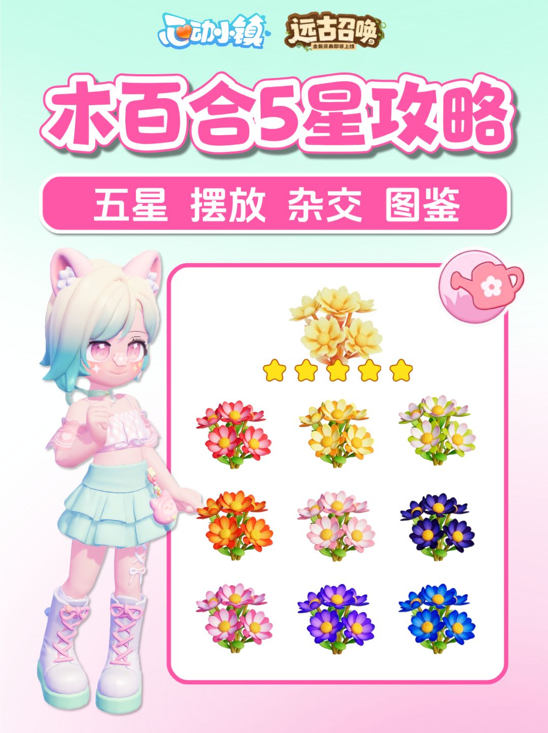 大花木百合 杂交教程 五星攻略 摆放推荐 1