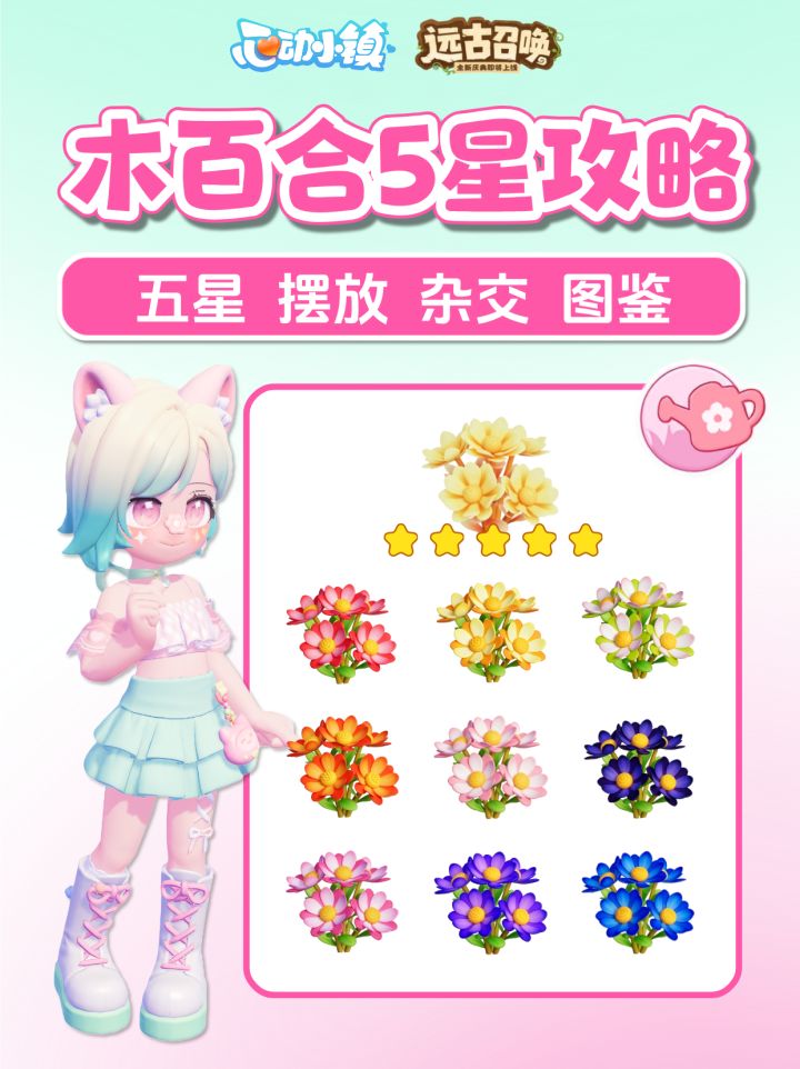 大花木百合 杂交教程 五星攻略 摆放推荐截图