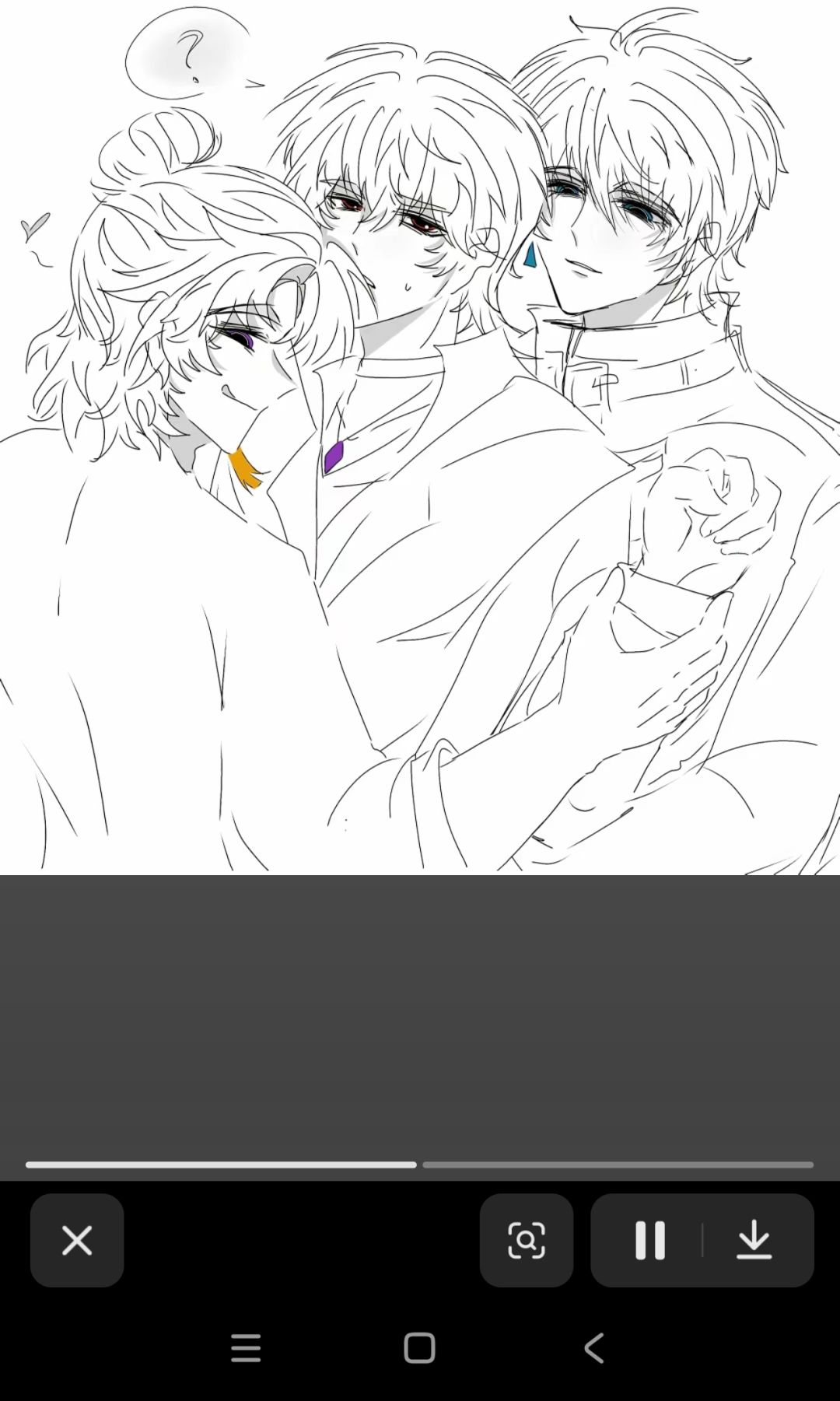 月➕无心➕白夜太好磕了 1