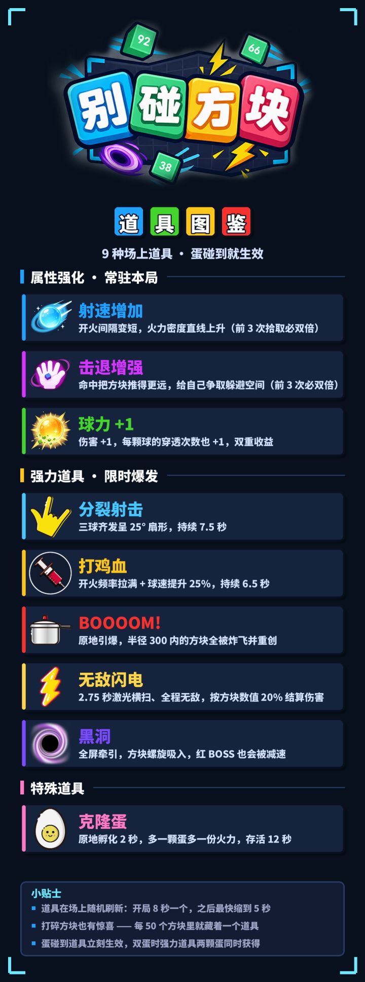 《别碰方块》道具图鉴截图