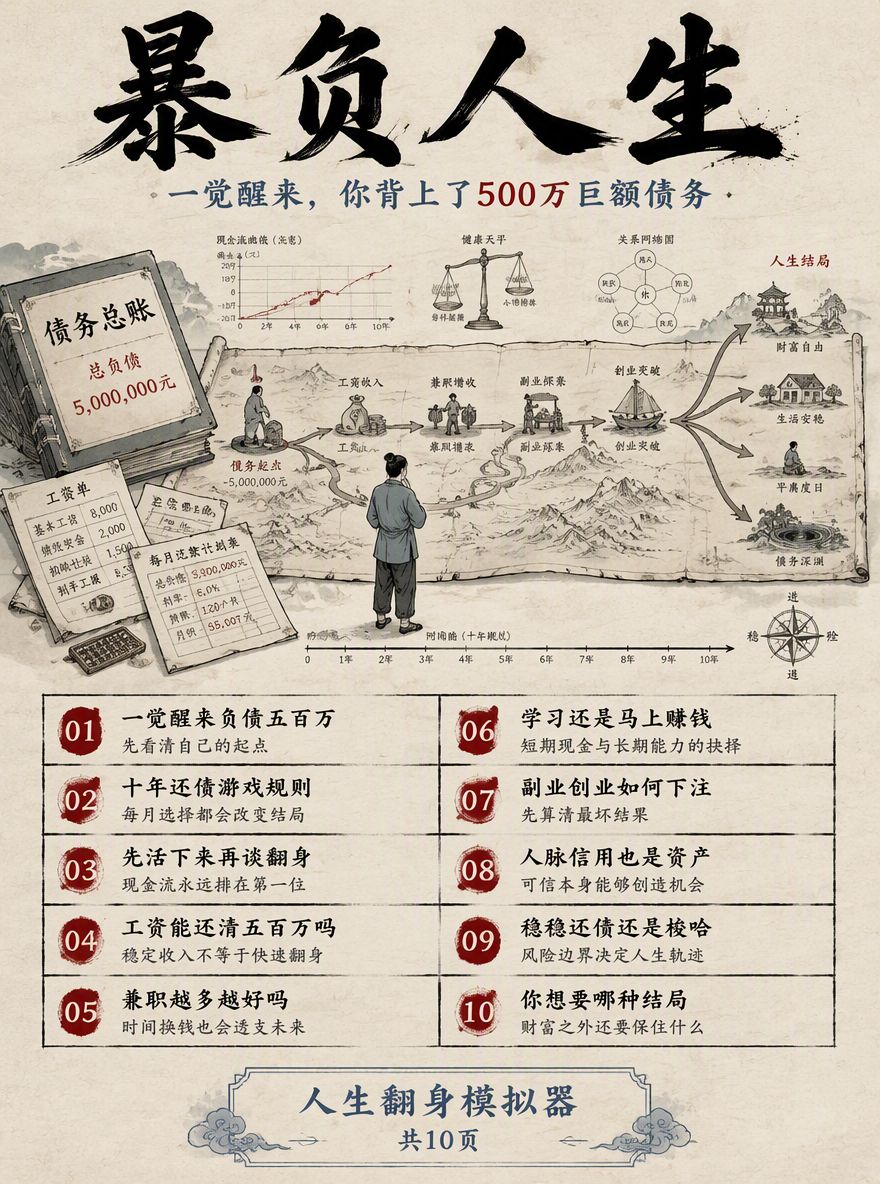 一觉醒来,背上了500万巨额债务如何翻盘? 1