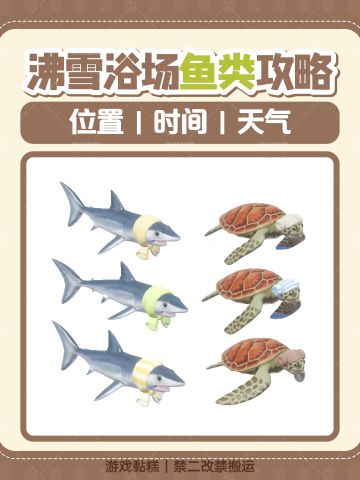 心动小镇｜沸雪浴场6个鱼类攻略【全】