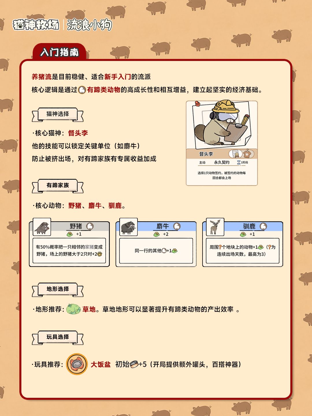 猫神牧场攻略|新手入门养猪流 2