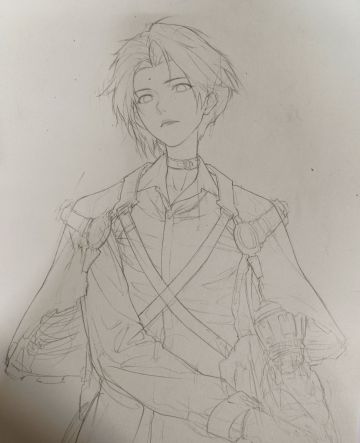 画了斯维因ψ(｀∇´)ψ 祝大家中秋国庆快乐！