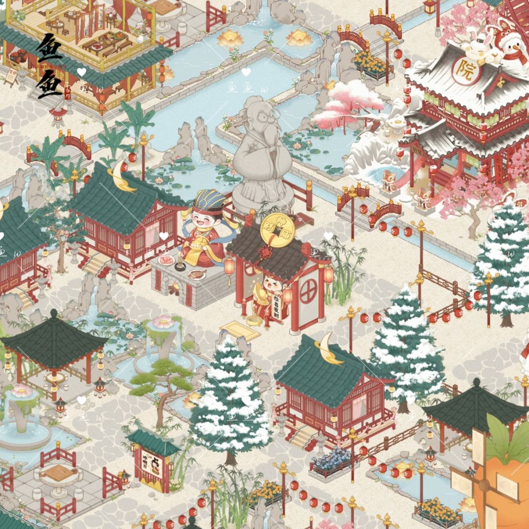 某某朝的女子乐坊 全景及小景布局展示 3