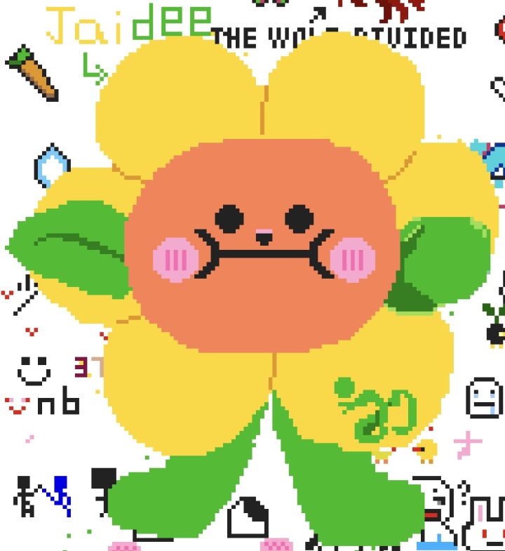 画布7的jaidee 不知道是谁画的但是帮忙完善了一点 还在旁边拼了名字 应该算是完成了吧[表情_思考]不管怎样蒂蒂娜拉～截图