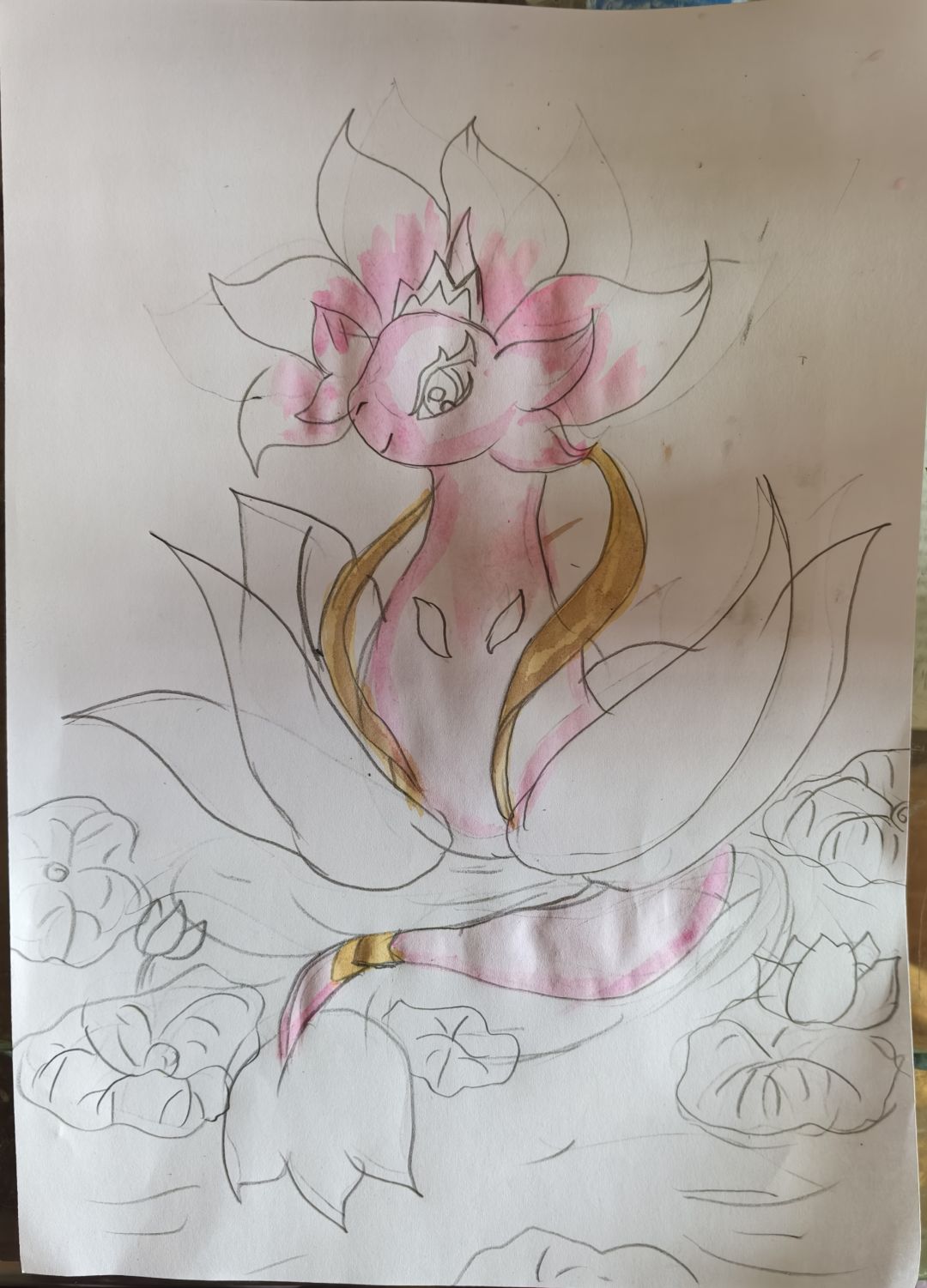 幻兽帕鲁正式版帕鲁，沁莲龙绘画。 3