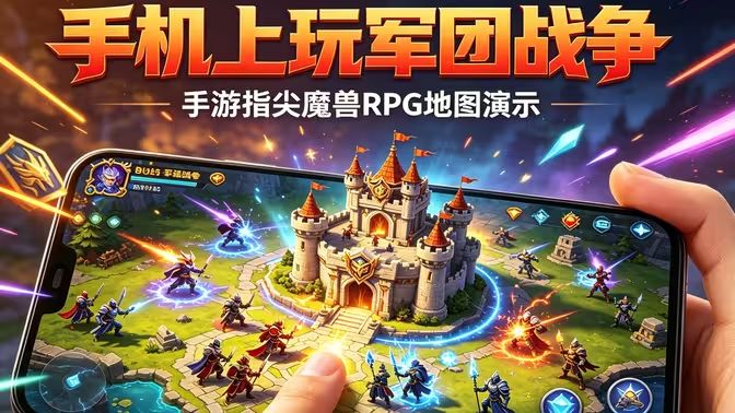 指尖魔兽-《军团战争》移动端实机演示截图